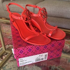 Tory Burch Miller 60MM Wedge in Samba size 11